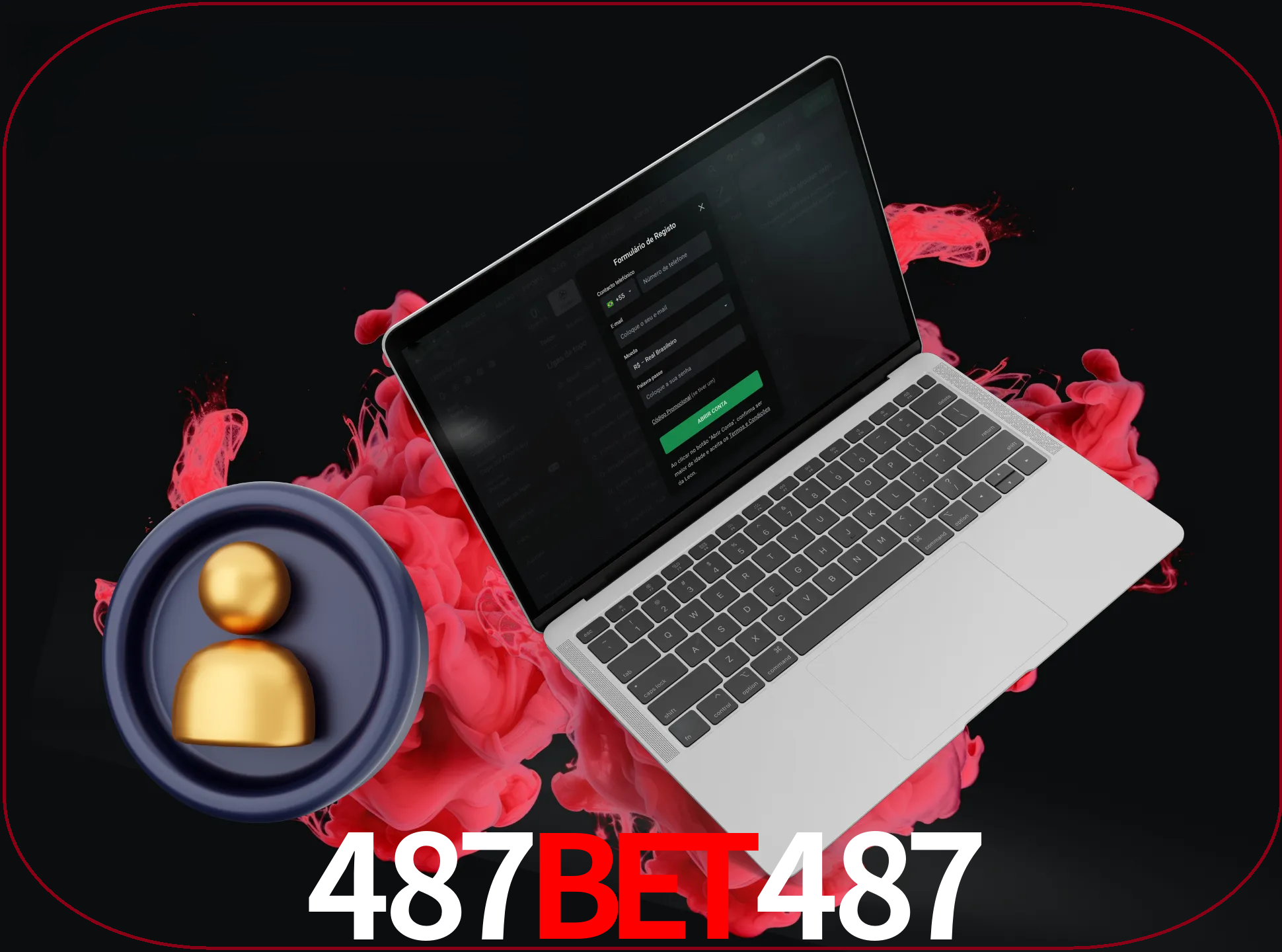 No cabeçalho do site 487BET487, clique no botão que o levará a um formulário especial onde terá de introduzir as suas informações actuais.